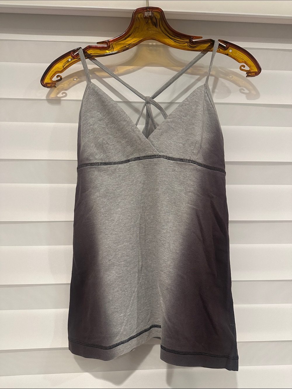lululemon athletica Gray Ombre Strappy Sleep Cami